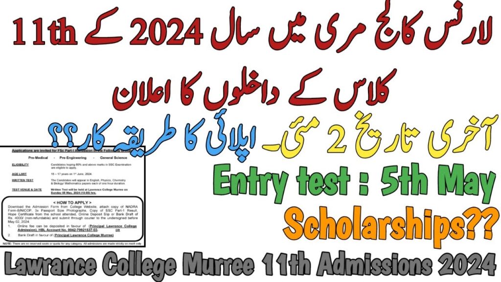 Lawrence College Murree Lecturer Jobs