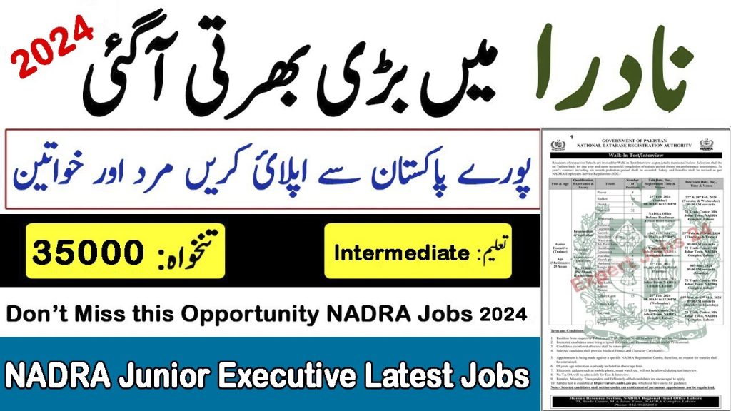 NADRA Jobs